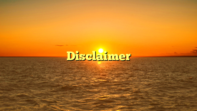 Disclaimer