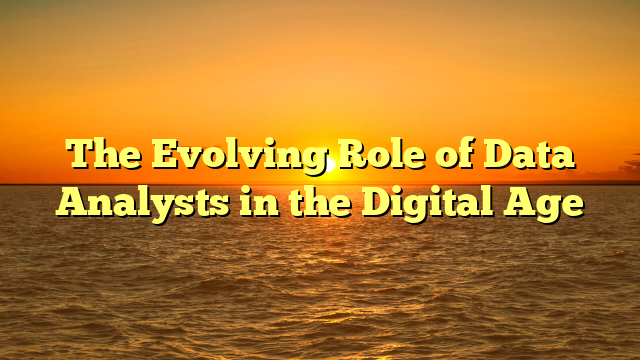 The Evolving Role of Data Analysts in the Digital Age